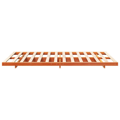 Struttura del letto Marrone cerato 135 x 190 cm Pino massello | homemem39