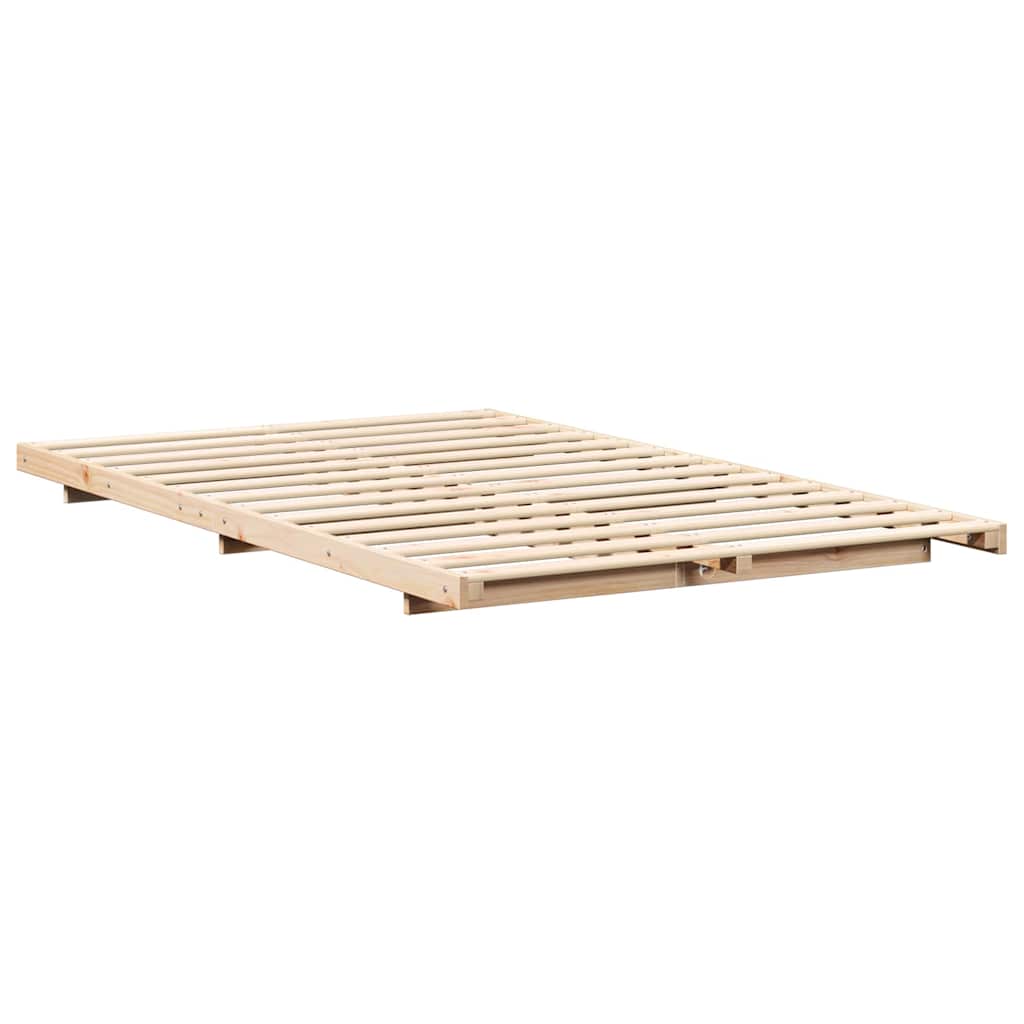 Struttura del letto Marrone 120 x 190 cm Pino massello | homemem39