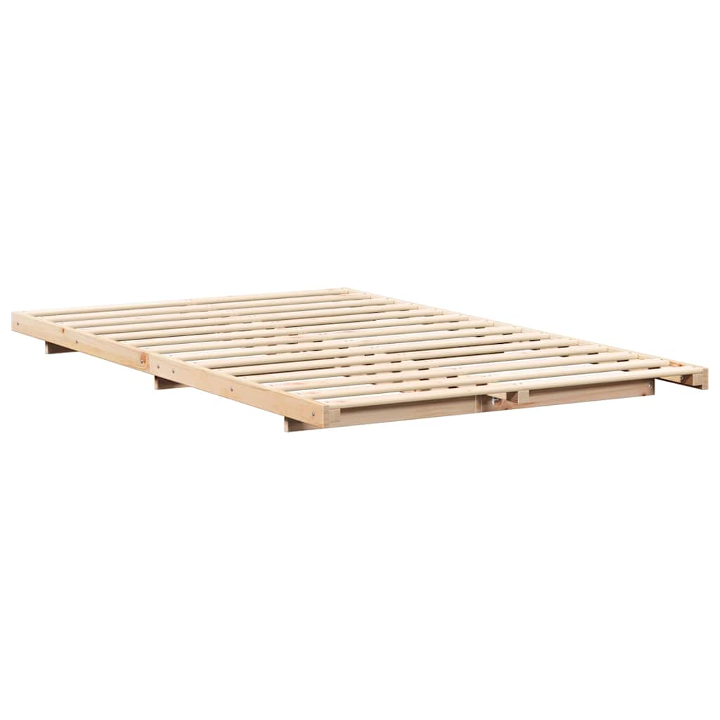 Struttura del letto Marrone 120 x 190 cm Pino massello | homemem39