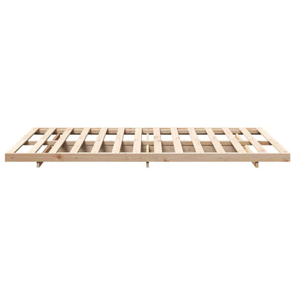 Struttura del letto Marrone 120 x 190 cm Pino massello | homemem39