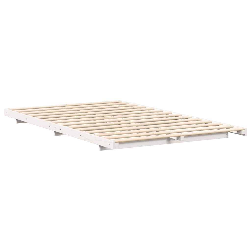 Struttura del letto Bianco 120 x 190 cm Pino massello | homemem39