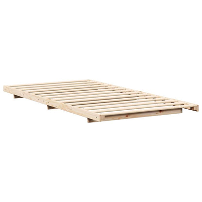 Struttura del letto Marrone 90 x 210 cm Pino massello | homemem39
