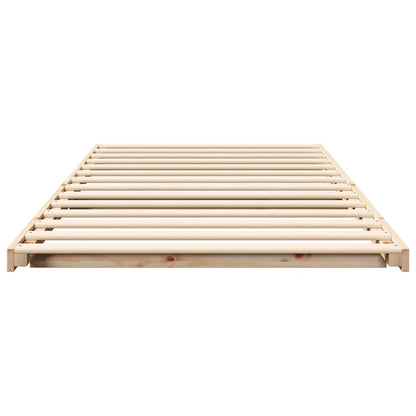 Struttura del letto Marrone 90 x 210 cm Pino massello | homemem39