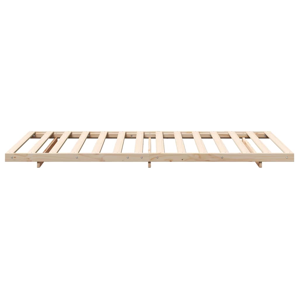 Struttura del letto Marrone 90 x 210 cm Pino massello | homemem39