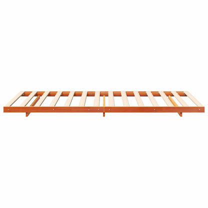 Struttura del letto Marrone cerato 90 x 210 cm Pino massello | homemem39