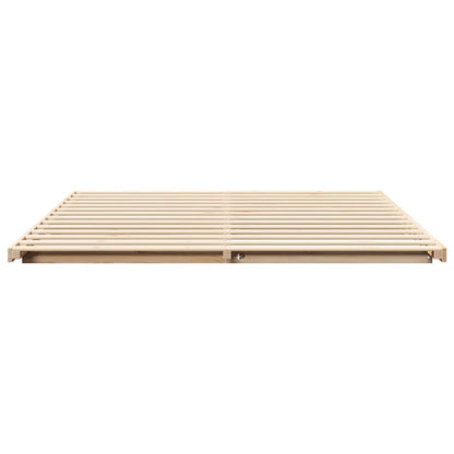 Struttura del letto Marrone 180 x 210 cm Pino massello | homemem39