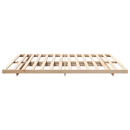 Struttura del letto Marrone 200 x 210 cm Pino massello | homemem39