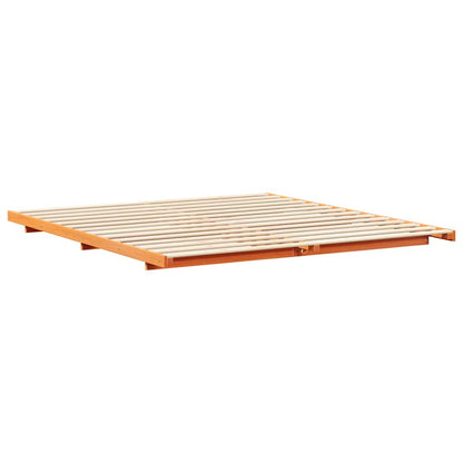 Struttura del letto Marrone cerato 200 x 210 cm Pino massello | homemem39