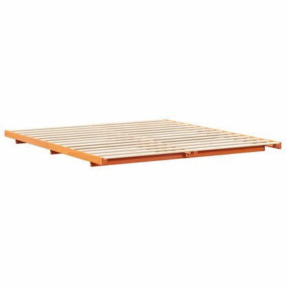 Struttura del letto Marrone cerato 200 x 210 cm Pino massello | homemem39