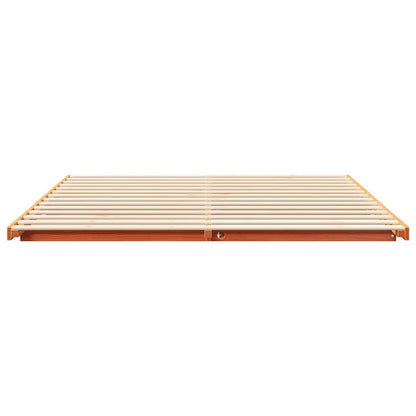 Struttura del letto Marrone cerato 200 x 210 cm Pino massello | homemem39