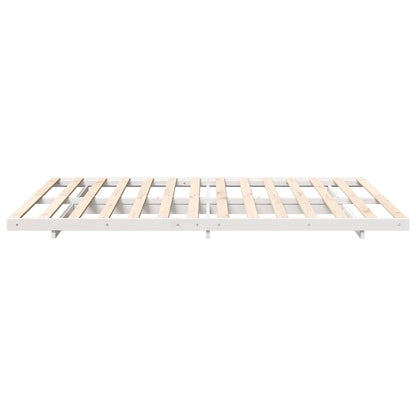 Struttura del letto Bianco 140 x 220 cm Pino massello | homemem39