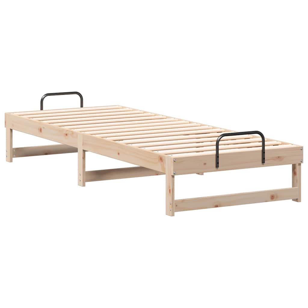 Struttura del letto Marrone 80 x 200 cm Pino massello | homemem39