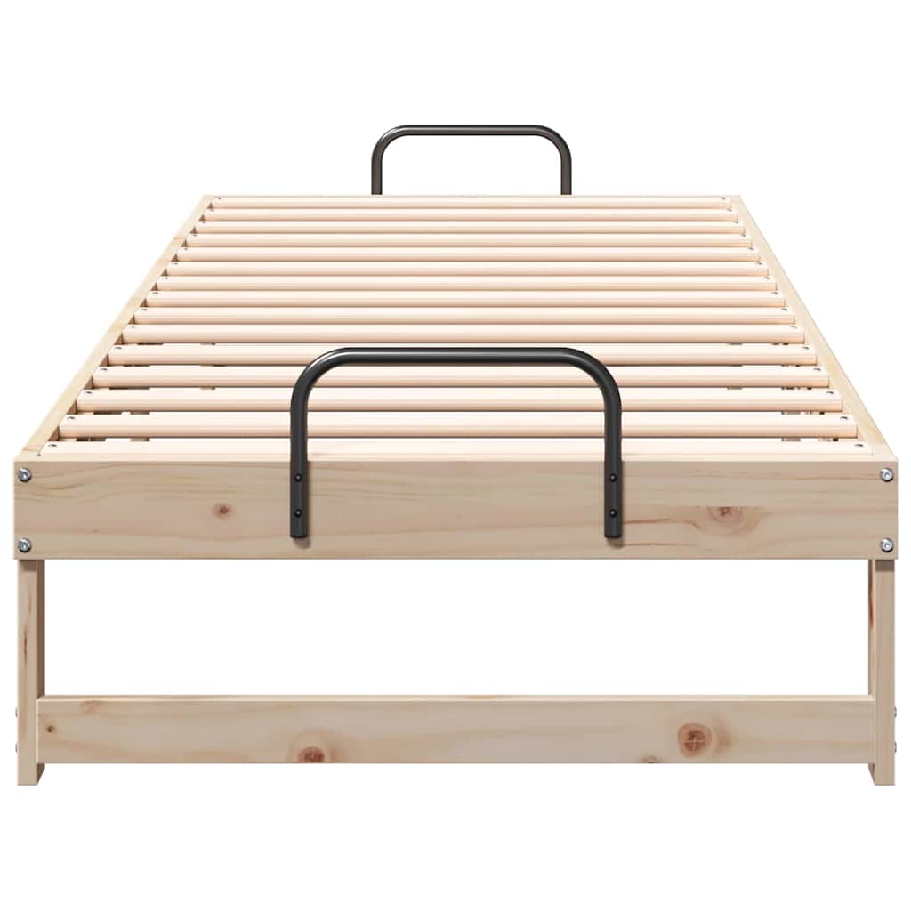 Struttura del letto Marrone 80 x 200 cm Pino massello | homemem39
