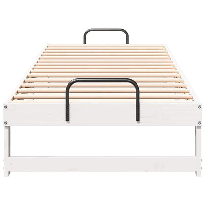Struttura del letto Bianco 80 x 200 cm Pino massello | homemem39