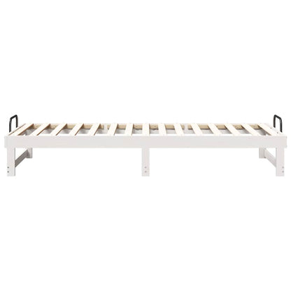 Struttura del letto Bianco 80 x 200 cm Pino massello | homemem39