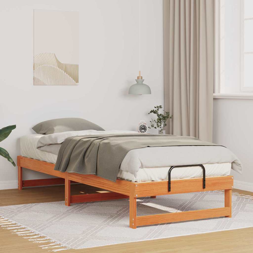 Struttura del letto Marrone 80 x 200 cm Pino massello | homemem39