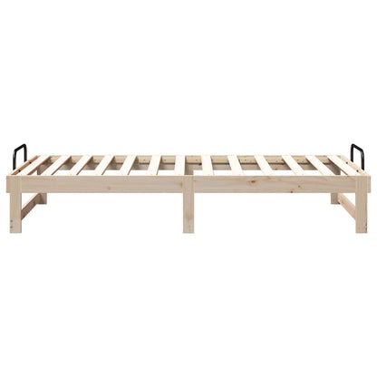 Struttura del letto Marrone 90 x 190 cm Pino massello | homemem39