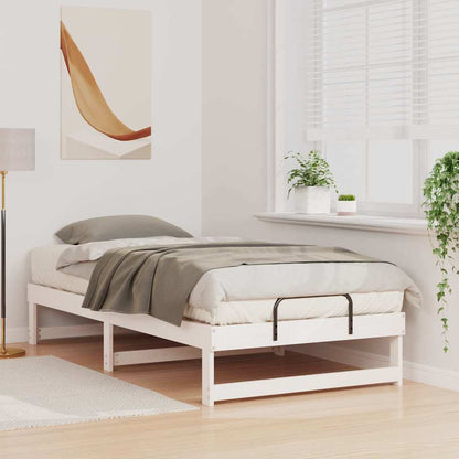 Struttura del letto Bianco 90 x 190 cm Pino massello | homemem39