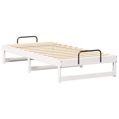 Struttura del letto Bianco 90 x 190 cm Pino massello | homemem39