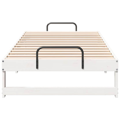 Struttura del letto Bianco 90 x 190 cm Pino massello | homemem39