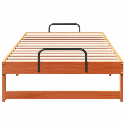 Struttura del letto Marrone 90 x 190 cm Pino massello | homemem39