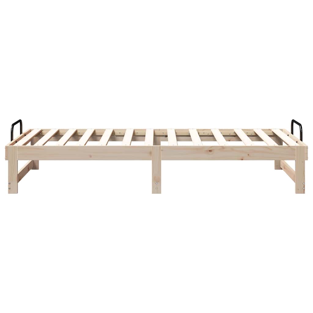 Struttura del letto Marrone 75 x 190 cm Pino massello | homemem39