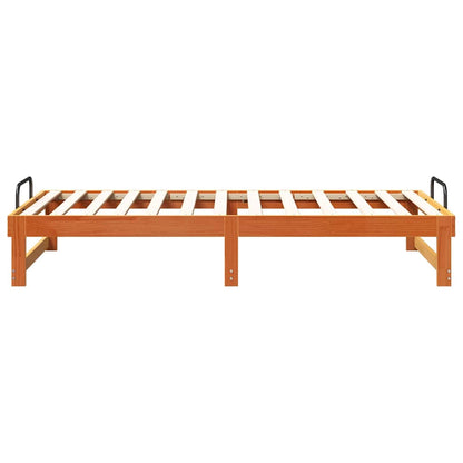 Struttura del letto Marrone 75 x 190 cm Pino massello | homemem39