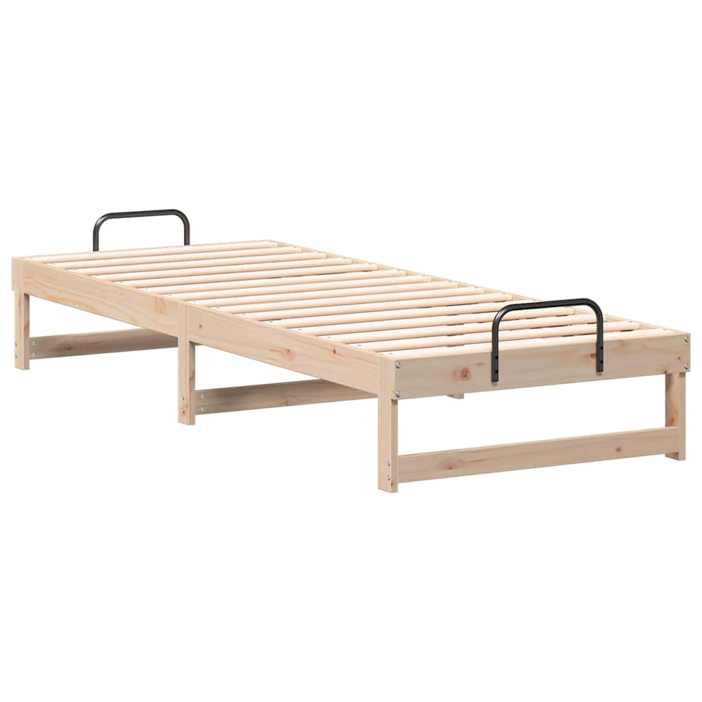 Struttura del letto Marrone 80 x 210 cm Pino massello | homemem39