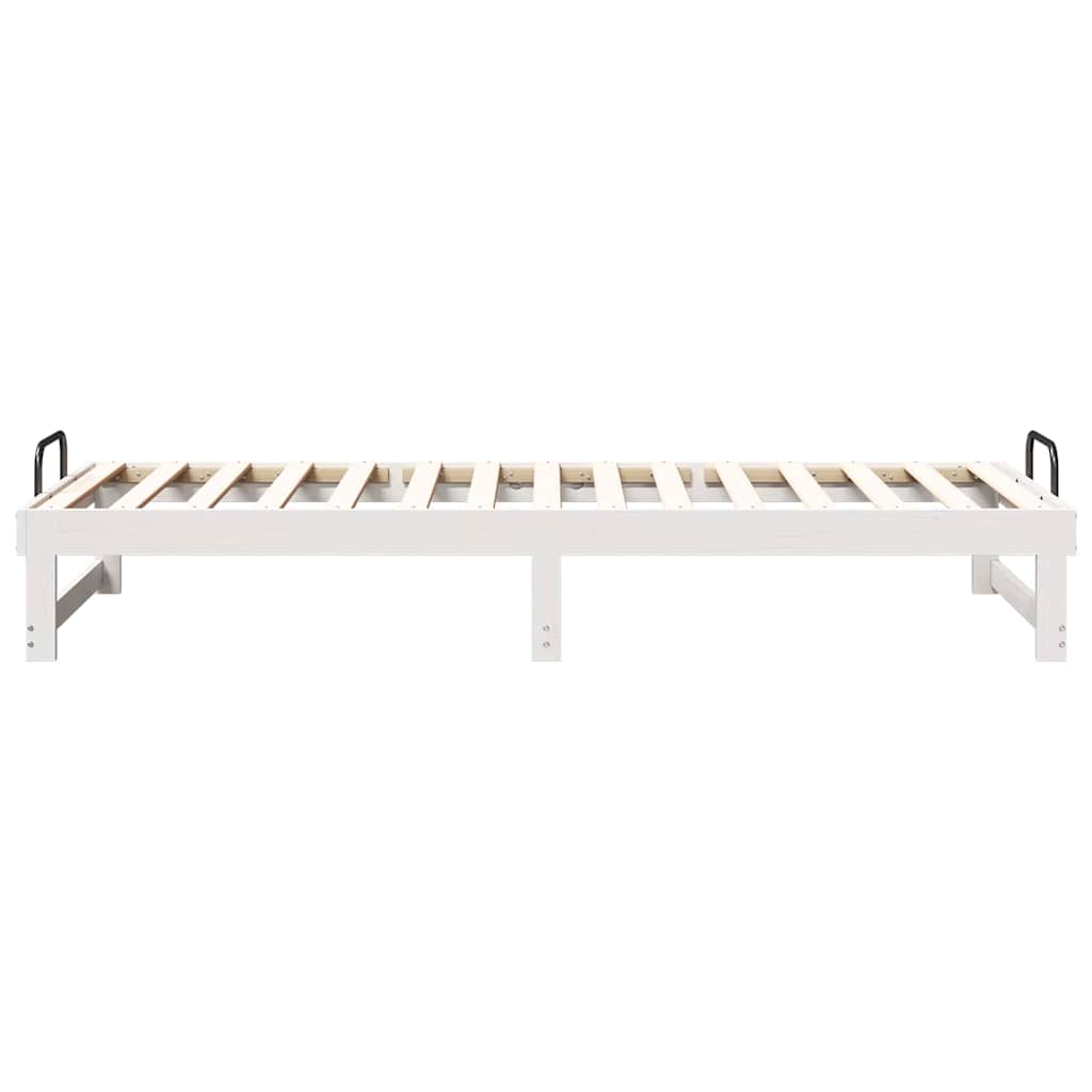 Struttura del letto Bianco 80 x 210 cm Pino massello | homemem39
