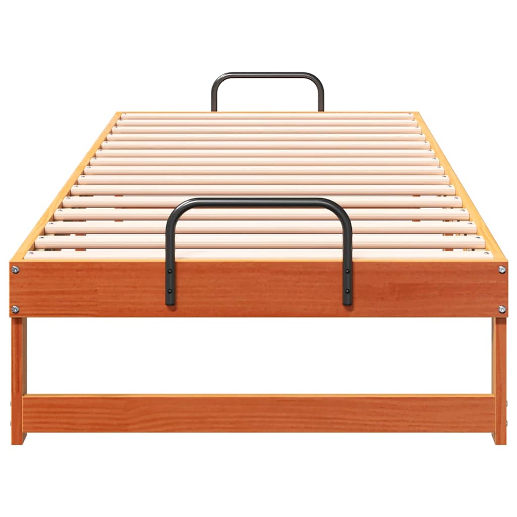 Struttura del letto Marrone 80 x 210 cm Pino massello | homemem39