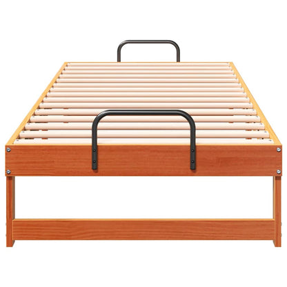 Struttura del letto Marrone 90 x 210 cm Pino massello | homemem39