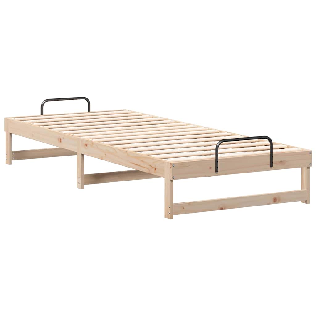 Struttura del letto Marrone 80 x 220 cm Pino massello | homemem39