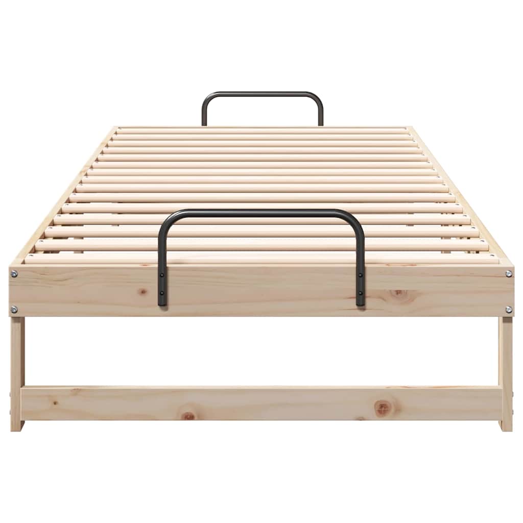 Struttura del letto Marrone 80 x 220 cm Pino massello | homemem39