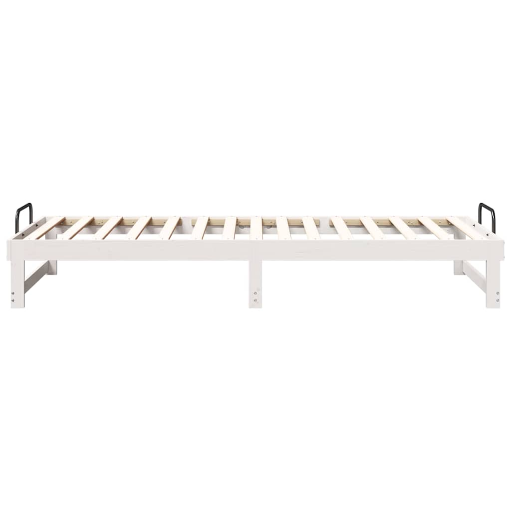Struttura del letto Bianco 80 x 220 cm Pino massello | homemem39
