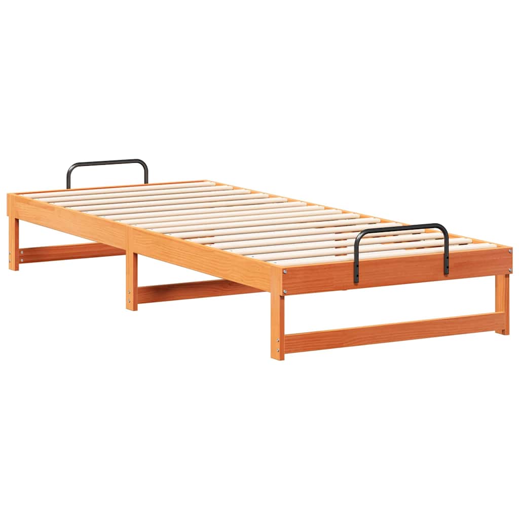 Struttura del letto Marrone 80 x 220 cm Pino massello | homemem39