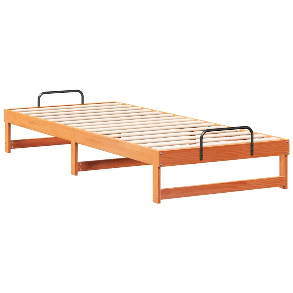 Struttura del letto Marrone 80 x 220 cm Pino massello | homemem39