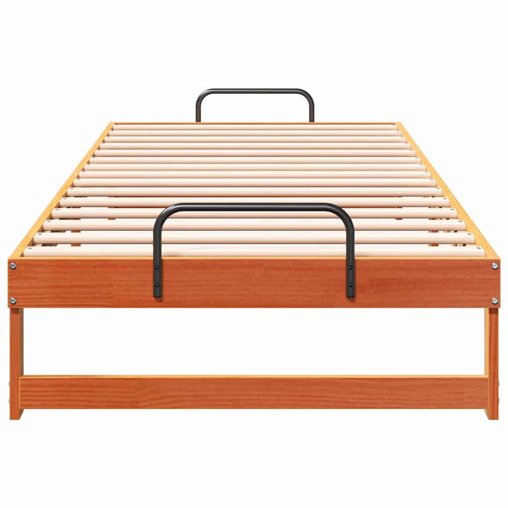 Struttura del letto Marrone 80 x 220 cm Pino massello | homemem39