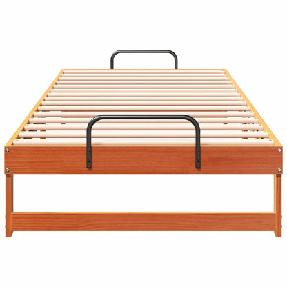 Struttura del letto Marrone 90 x 220 cm Pino massello | homemem39