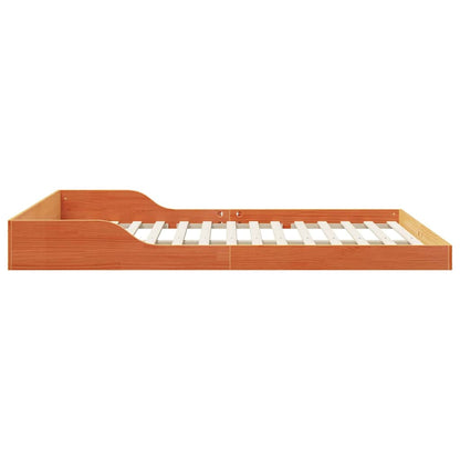 Struttura del letto Marrone cerato 160 x 200 cm Pino massello | homemem39