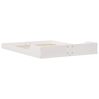 Struttura del letto Bianco 140 x 190 cm Pino massello | homemem39