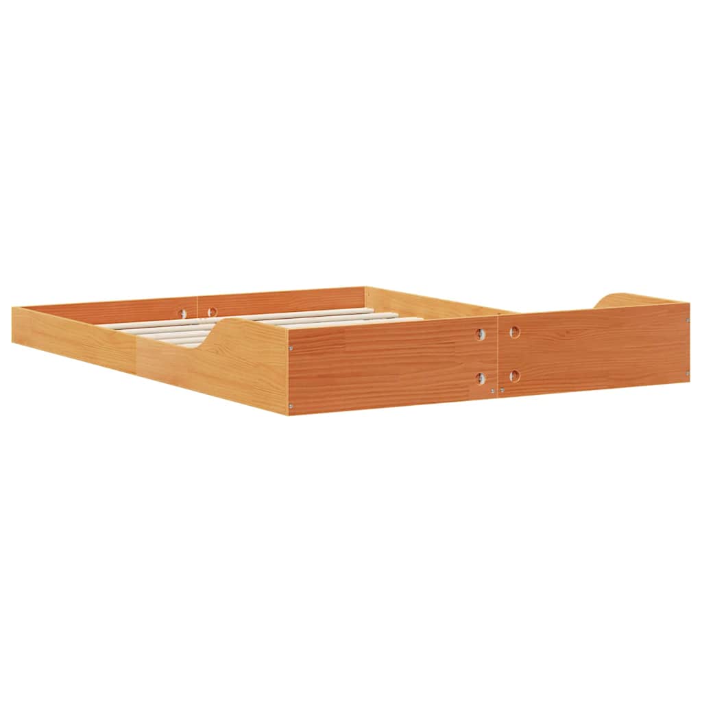 Struttura del letto Marrone cerato 120 x 190 cm Pino massello | homemem39