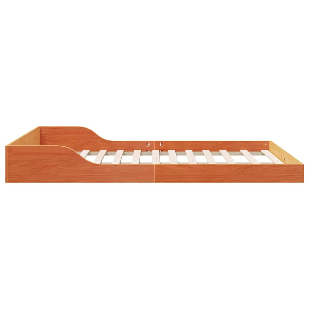 Struttura del letto Marrone cerato 120 x 190 cm Pino massello | homemem39