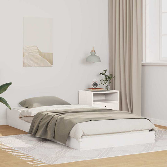 Struttura del letto Bianco 80 x 200 cm Pino massello | homemem39