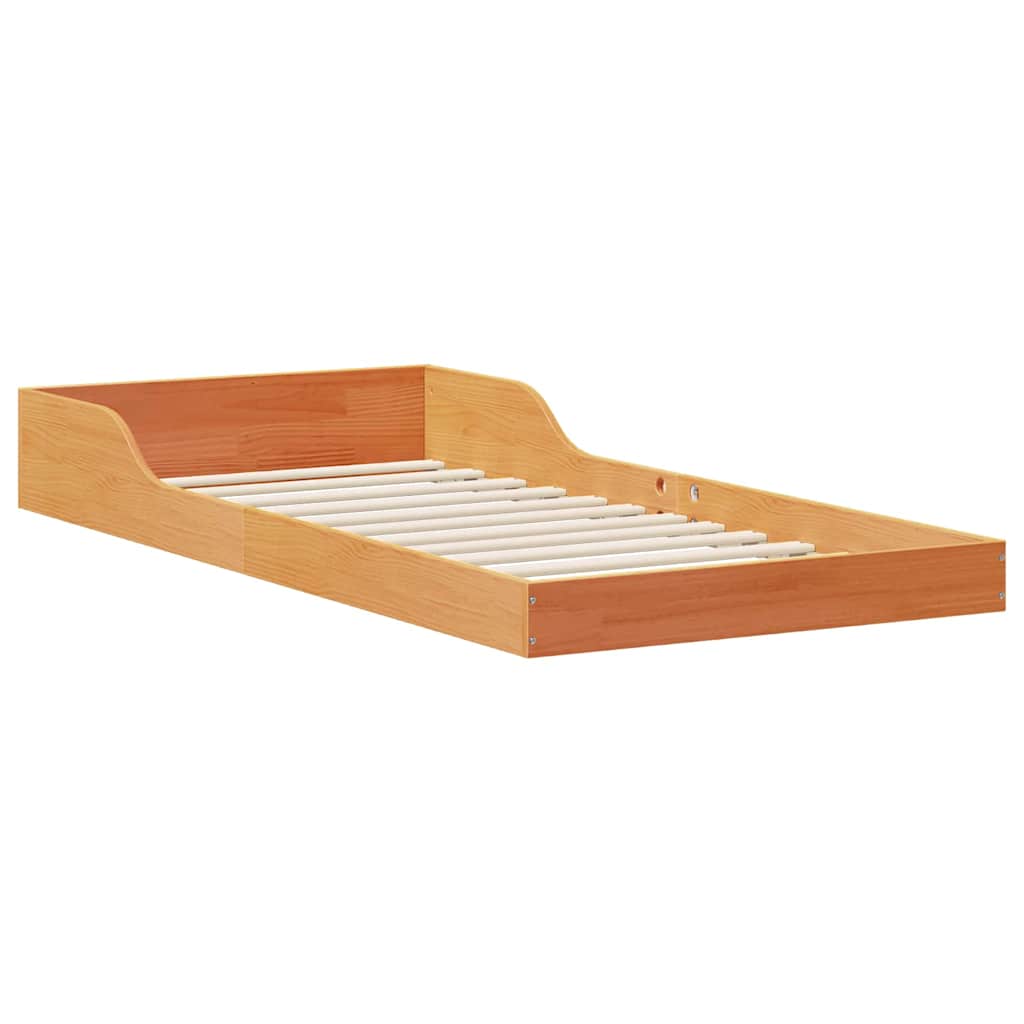 Struttura del letto Marrone cerato 80 x 210 cm Pino massello | homemem39