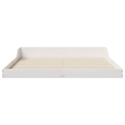 Struttura del letto Bianco 140 x 210 cm Pino massello | homemem39