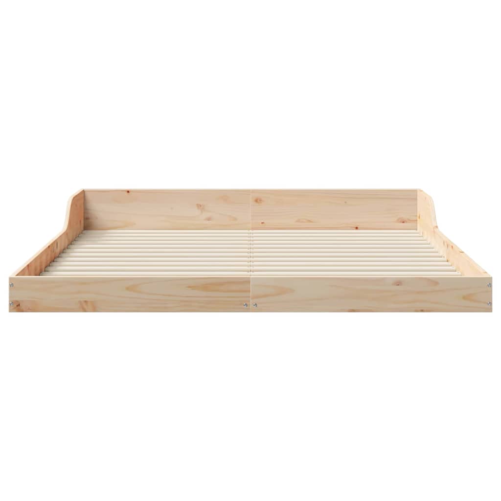Struttura del letto Marrone 160 x 210 cm Pino massello | homemem39