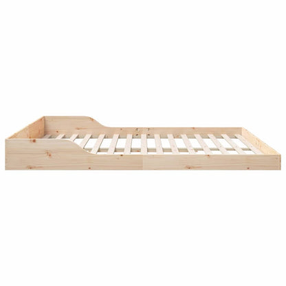 Struttura del letto Marrone 180 x 210 cm Pino massello | homemem39