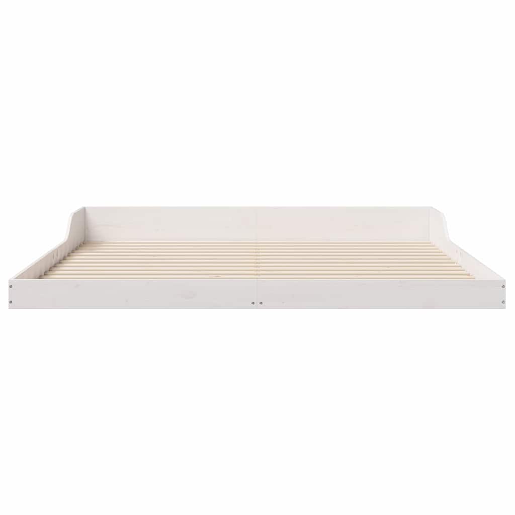 Struttura del letto Bianco 200 x 210 cm Pino massello | homemem39