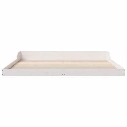 Struttura del letto Bianco 200 x 210 cm Pino massello | homemem39
