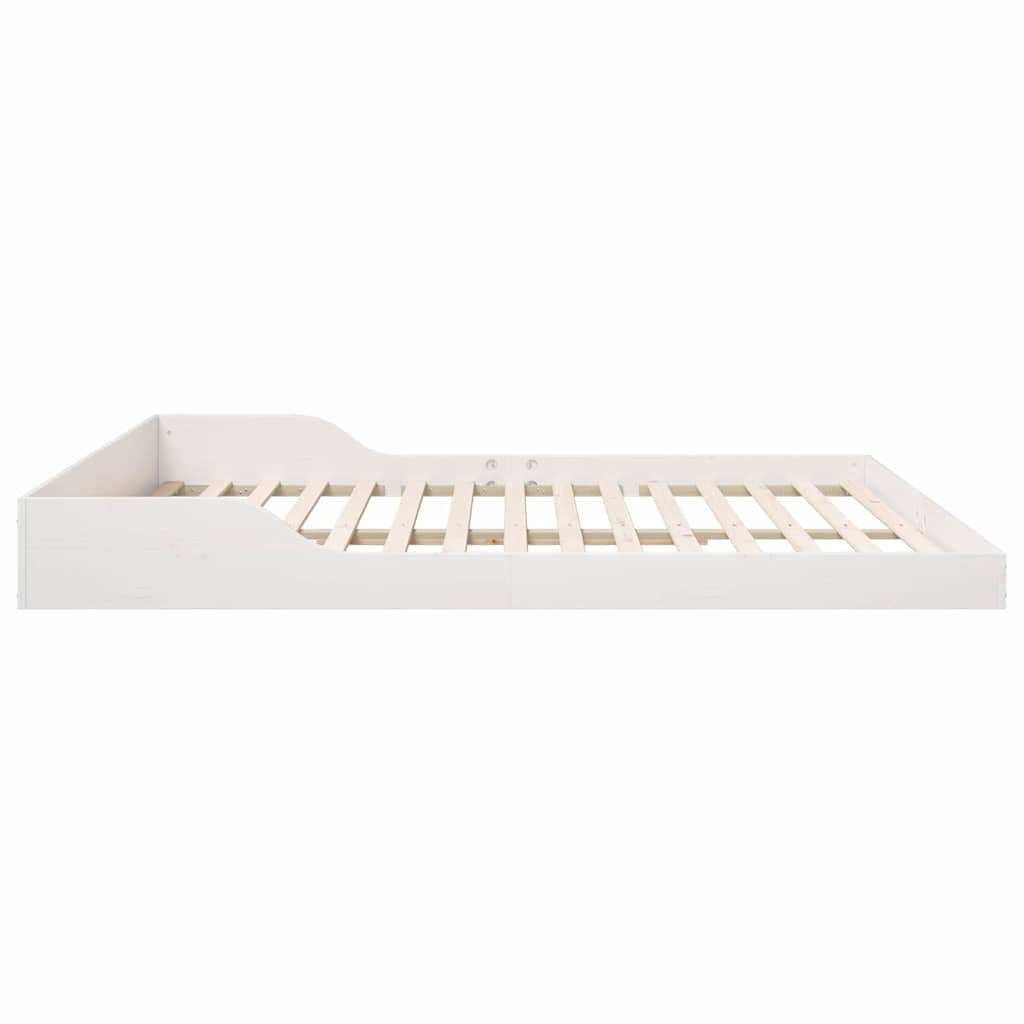 Struttura del letto Bianco 200 x 210 cm Pino massello | homemem39